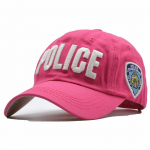 NORTHWOOD vaikams medvilnės policijos raidžių beisbolo kepuraitės vaiki&scaron;kos &bdquo;snapback&ldquo; kepuraitės berniukams, mergaitėms, hiphopo kepurėms Adjustable raudona