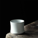 Keraminis arbatos puodelis Kūrybinis bambuko biuro meistras arbatos puodelis Kung Fu gėrimų indai namų retro keramikos geriamojo vandens puodelis