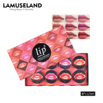 LAMUSELAND 8 Colors vandeniui atsparūs lūpų dažai natūralūs ilgalaikiai