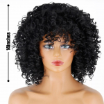 MISSQUEEN trumpas blondinas garbanotas perukas Blondinis afro garbanotas perukas Sintetinis perukas madingoms moterims kar&scaron;čiui atsparus pluo&scaron;to perukas(Spalva:&Scaron;viesiaplaukis) 14inches