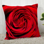 Raudonos rožės gėlių ra&scaron;tu pagalvėlės užvalkalas sofa Biuro pagalvės užvalkalo dekoras Poliesterio pagalvės užvalkalas namų dekoras 40x40cm