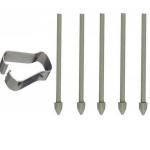 1SET pa&scaron;alinimo pincetų įrankis Touch Stylus S ra&scaron;iklio antgaliai, skirti Samsung Galaxy Tab S6 T860 T865 antgaliams / Tab S6 lite / Tab S7 10.4 P6 pilka