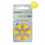 10 X PowerOne P10 klausos aparato baterija (6 baterijų paketas) Nemokamas pristatymas visame pasaulyje