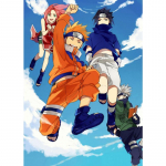 5D &bdquo;pasidaryk pats&ldquo; deimantų tapyba Japonijos anime &bdquo;Ninja&ldquo; deimantų siuvinėjimo kryželiu rinkinys, pilnas kalnų kri&scaron;tolinio akmens mozaikos namų dekoras Round 30x40cm