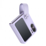 NILLKIN, skirtas OPPO Find N2 Flip 5G dėklas Flex Flip Case FlipFinger Strap Skystas silikoninis telefono galinis dangtelis, skirtas Oppo Find N2 Flip OPPO Find N2 Flip