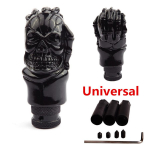 Universali ABS Skull Head automobilio pavarų perjungimo rankenėlė kaukolės perjungimo svirtis, tinkama mechaninei pavarų dėžei