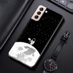 Play Basketball Astronaut Skateboard Flag Moon Dėklas, skirtas Samsung Galaxy S22 S21 S20 Ultra Fe S10 S9 S8 Plus 4g 5g S10e S7 Edge For Samsung S8