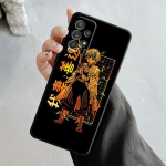 &bdquo;Demon Slayer Nezuko Tanjirou Eye&ldquo; telefono dėklas, skirtas Samsung Galaxy A14 A73 A53 A71 A51 A31 A33 A22 A12 A21s A13 A32 A52s A72 A52 A23 Samsung A73 5G