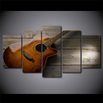 HD spausdinta 5 dalių klasikinė gitara, tapyba, drobė, 5 plok&scaron;tės, plakato sienos nuotraukos, skirtos gyvenamajam kambariui, pristatymas CU-2494C 20x35cm*2 20x45cm*2 20x55cm*1