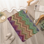 Missoni stiliaus įėjimo durų kilimėlis skandinavi&scaron;ko stiliaus namų durų kilimėlis dryžuoto bangų ra&scaron;to kilimai miegamajam, svetainei, prie&scaron;kambariui, namų ūkio dekoravimo kilimai 120x160cm