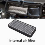Automobilio oro įleidimo filtro dangtelis &bdquo;Tesla Model 3&ldquo; 2021 2022 m. Kar&scaron;tai lydyto audinio įleidimo dangtelis Srauto ventiliacijos apdaila Apsauga nuo dulkių internal filter