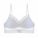 U formos didelė atvira nugara liemenėlė plonu kau&scaron;eliu be lankelių, seksuali suknelė, atostogos, Europa ir Amerika, didelių dydžių apatinis trikotažas S balta