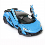 1:32 mastelio &bdquo;McLaren 600LT&ldquo; metalinis automobilio modelis, patraukiami automobiliai su garsu ir &scaron;viesos diodais, &bdquo;Diecast&ldquo; automobilių žaisliniai automobiliai, gimtadienio dovana berniukams ir mergaitėms 1/32-15.4x6.4x3.5cm