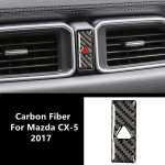 Automobilio prietaisų skydelio centrinės konsolės panelės dekoratyviniai apdailos juostelės Anglies pluo&scaron;to lipdukai Mazda CX-5 17 Automobilio interjerui C gray