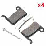4 Pair Disc brake Pads for XTR M975 M965 M966 LX M585 SLX M665 HONE M601 MTB Bicycle Disc Semi-Metallic brake Pads