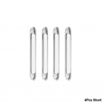 Automobilio durų kra&scaron;to skaidrios apsauginės juostelės nuo įbrėžimų, galinio vaizdo veidrodėlio apsauga nuo susidūrimų, lipdukas, buferio apsauginė plok&scaron;tė 4Pcs Short