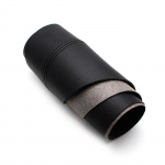 Automobilio durelių skydelio porankio rankenos mikropluo&scaron;to odinis dangtelis, skirtas VW Golf MK4 Bora Jetta 1998 1999 2000 2001 2002 2003 2004 2005 m. RHD front pair juoda