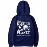 Sukurkite Kinder Planet Hoodie Madingi gobtuvai Tumblr Esteti&scaron;ki megztiniai su gobtuvu Paplūdimio megztiniai Estetiniai drabužiai Gatvės aprangos vir&scaron;us S