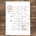 A4 dydžio dekoratyviniai daugkartinio naudojimo prancūzi&scaron;kų raidžių trafaretų &scaron;ablonų tapybos trafaretai, skirti &bdquo;pasidaryk pats&ldquo; rankdarbiams &bdquo;Scrabooking&ldquo; tapybai ant medžio, drobės, grindų, sienų ir plytelių