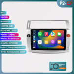Hizpo 8G+128G 2din Android 12 Car Radio, skirtas Citroen C4 C-Triomphe C-Quatre 2004-2014 Multimedia Video 4G Carplay RDS DSP GPS Navigaion DAB Autoradio HC2CP 4Core 2G 32G