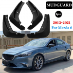 4 vnt. automobilio purvasaugių, skirtų &bdquo;Mazda 6&ldquo; (GJ) &bdquo;Atenza&ldquo; 2013&ndash;2017 m. 2018 m. Purvasaugiai Purvasaugiai