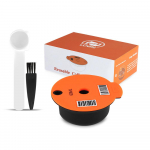 1 vnt 60 ml / 180 ml daugkartinio naudojimo kavos kapsulių kapsulės, skirtos BOSCH-s aparatui Tassimo daugkartinio užpildymo filtrų gaminimo įdėklas ZH 60ML oranžinė