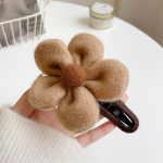 Rudeninis naujas ančių snapas didelių gėlių plaukų segtukas moterims Mergaičių mados plaukų rankenos Eleganti&scaron;kos kuodelės segtukas Moteri&scaron;kų plaukų aksesuarai Galvos apdangalai