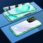 360&deg; visi&scaron;kai apsaugotas magnetinis rėmas + grūdintas stiklas, skirtas iPhone 16 15 Pro Max 14 13 12 11 Samsung S25 S24 S23 Xiaomi 14T 13T Poco X5 Redmi 12 iPhone 15