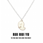 RUI RUI YU White Ghost karoliai pakabukas karoliai moterims vyrams merginai porai meilužei papuo&scaron;alų dovana 1 PC