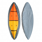 Baidarių dangtis vandeniui atsparus UV atsparus baidarių dangtis lauko baidarių saugojimo apsauga nuo dulkių valties baidarei S For kayak length 2.6 - 3.0M tamsiai pilka spalva