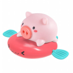 Kūdikių vonios žaislai Kūdikių du&scaron;as Žaisti Kiaulės Laikrodžio mechanizmas Traukti Mielas Vandens animacinis filmukas Gyvūnai Linksmybės Pritraukiamas plūduriuojantis žaislas vaikams Vonios dovanos Red Pig