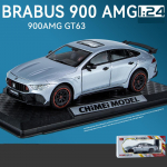 1/24 mastelio Benz G900 dyzelinis automobilio modelio žaislas, patraukiama atgal žaislinė transporto priemonė su garsu ir &scaron;viesa vaikams, mažiems berniukams, mergaitėms, dovanų kolekcija 1/24-21x8.2x6cm pilka