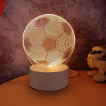 3D lempa akrilo LED naktiniai žibintai me&scaron;kiukas dinozauras vaikas naktinis žibintas miegamojo dekoravimui Kalėdų dekoras Vestuvių vakarėlis USB Warm Light