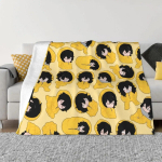 Aizawa Miego mai&scaron;e Ra&scaron;tas My Hero Academia Antklodė Flanelės Spaudinys Daugiafunkcis &Scaron;iltas Mesti Antklodė Lovai Automobilio Kilimo Gabalas 75x100cm 30x40inch