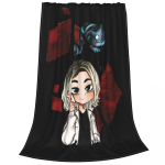 Mielas Či&scaron;ijos anime antklodės užvalkalas Alisa Pasienyje Flanelinė užmetama antklodė Vasarinis oro kondicionavimo dekoras Mink&scaron;tus &scaron;iltas lovatiesė 75x100cm 30x40inch