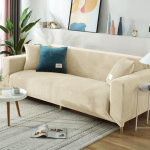 Velvet pliu&scaron;inis sofos užvalkalas Stretch viskas įskaičiuota sofos užvalkalai svetainei Tvirti sofos užvalkalai fotelio užvalkalai 4seater 235-300cm