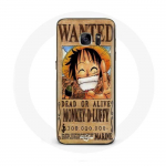 Coque pour Samsung Galaxy S6 One Piece Manga Luffy affiche de recherche