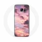 Coque pour Samsung Galaxy S6 edge Coucher de soleil rose