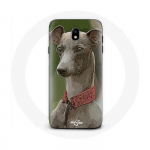 Coque pour Samsung Galaxy S5 L&eacute;vrier greyhound Gris
