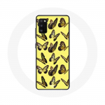 Coque pour Oppo A16 Papillons Fond Jaune