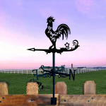 Vėjo krypties indikatorius metalinė vėtrungė, stogo kiemo gaidžio vėtrungės matavimas