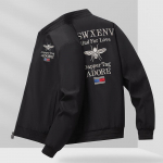 Vyri&scaron;ka pavasario ir rudens piloto striukė siuvinėta beisbolo striukė Paltas didelio dydžio laisvalaikio striukė 2XL