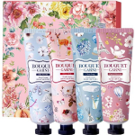 Bouquet Garni hand cream 4-piece set baby powder + white musk + clean soap + cherry blossom, 1 set