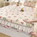 Namų tekstilė Paklodės pagalvių komplektas Summer Cool Cool Lateksas Neslidžia elastinė lovatiesė Čiužinio apsauga Užvalkalas lovatiesė 150x200cm-3pcs