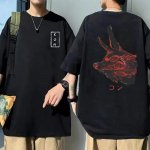 Japonijos anime animacinių filmų Kon mar&scaron;kinėliai Unisex bėgimo sportui Laisvi, dideli mar&scaron;kinėliai trumpomis rankovėmis medvilnė Vasariniai unisex geriausi unisex mar&scaron;kinėliai Unisex mar&scaron;kinėliai 4XL