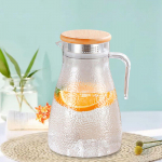 Vandens ąsotis 1500 ml PC Sangrijos gėrimų dozatorius su dangteliu ir rankena skirtas