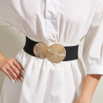 Moteri&scaron;kos auk&scaron;tos kokybės madingos elastinės plačios juosmens juosmens suknelės, korsetiniai diržai moterims, prabangus dizaineris, moteri&scaron;kas juosmuo 70cm juoda