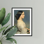 Vintažinis moterų portretas plakatas Tatuiruotė Dailės spaudiniai Pakeista siena Menas Drobė Tapyba Aliejinė tapyba Namų miegamojo galerijos dekoras 21cm&times;30cm NoFrame