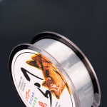 Feiyu 100 metrų Stiprus tempimo stiprumas Mink&scaron;tas dilimui atsparus nailoninis me&scaron;kerės pagrindinis valas Luyaji žvejybos svaidomasis valas 0.6 balta