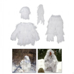 3D medžioklės kostiumas Snow Leafy Ghillie Bowhunt